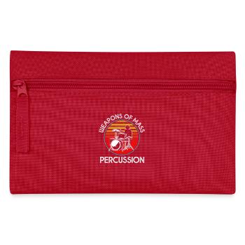 Drummer Drumsticks Drums - Pencil Case - red - Front