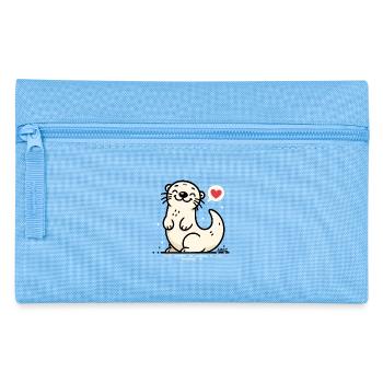Heartlit Seal Charm - Pencil Case - light blue - Front