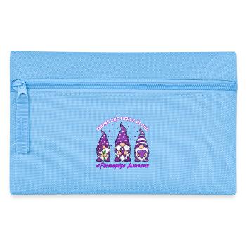 Ruban de Fibromyalgie Gnome de Sensibilisation à la Fibromyalgie - Trousse - bleu clair - Devant