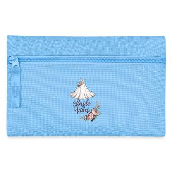Bride Vibes Floral Dress - Pencil Case - light blue - Front