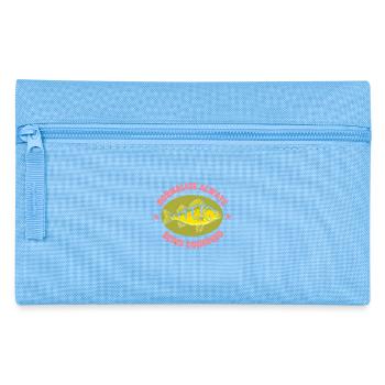 Normalize: Always Confused Fish - Pencil Case - light blue - Front