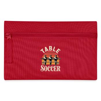 Table Soccer Evolution Funny Foosball Foosball - Pencil Case - red - Front