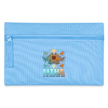 Litha Pagan Summer Solstice Midsummer Midsommar - Pencil Case - light blue - Front