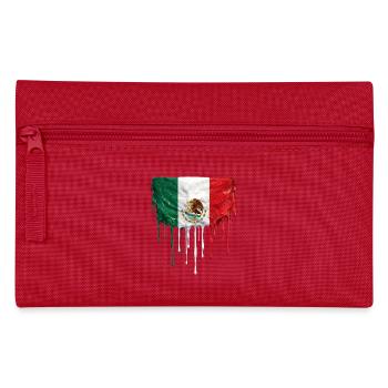 Mexican Dripping Flag - Pencil Case - red - Front
