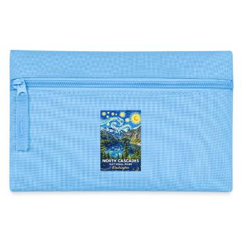 North Cascades National Park, Washington - Pencil Case - light blue - Front