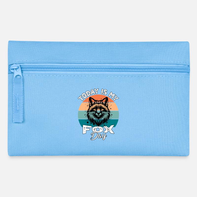 Rotfuchs Fuchs Fox - Federtasche - Hellblau