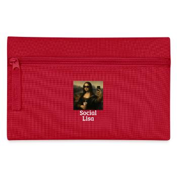 Lisa Leonardo Da Vinci Influenceuse Mona L - Trousse - rouge - Devant
