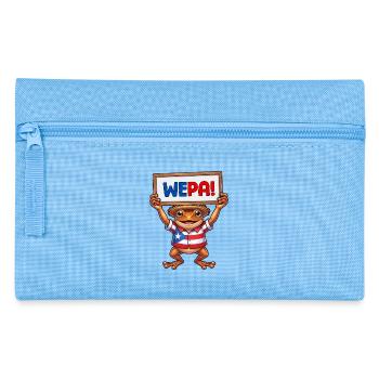 Wepa Coqui-Frosch Puerto-ricanisches Puerto Rico - Federtasche - Hellblau - Vorne