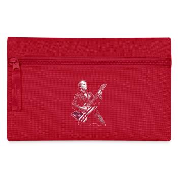Andrew Johnson joue de la guitare - Trousse - rouge - Devant