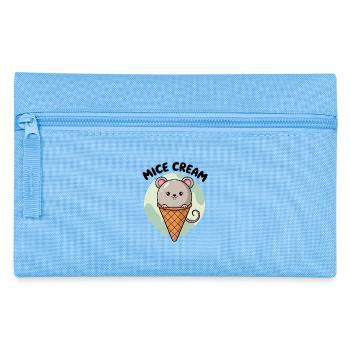 Motif de glace drôle de souris à la souris - Trousse - bleu clair - Devant