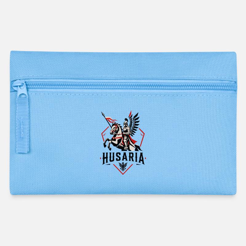 Husaria Winged Knight - Pencil Case - light blue