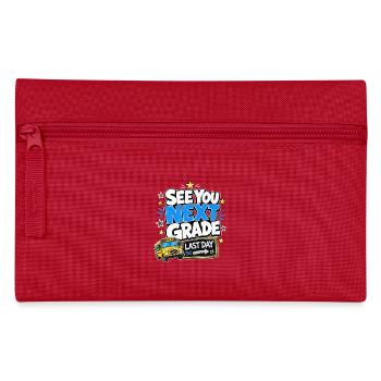 End of Year Gifts for Students, See You Next Grade - Pencil Case - red - Front