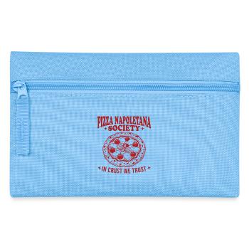 Pizza Napoletana Retro Pizzaliebhaber - Federtasche - Hellblau - Vorne
