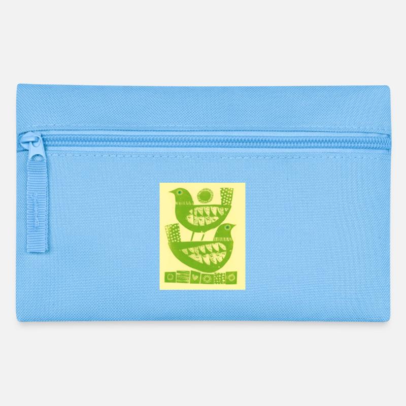 Taube - Federtasche - Hellblau