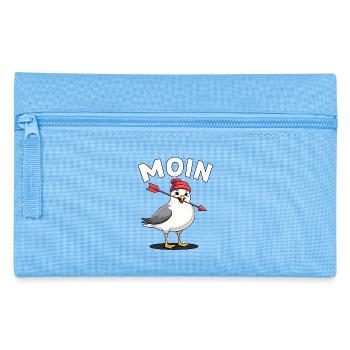 Moin Möwe Dart Darts - Federtasche - Hellblau - Vorne