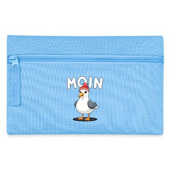 Moin Möwe - Federtasche - Hellblau - Vorne