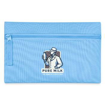 Pure Milk drink of a gentle man funny shirt ironic - Pencil Case - light blue - Front