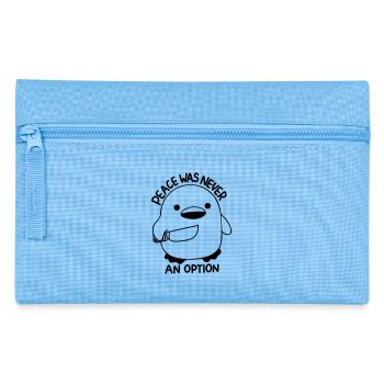 peace was never an option - Pencil Case - light blue - Front