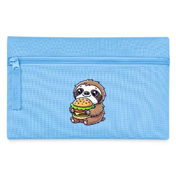 Burger paresseux - Trousse - bleu clair - Devant