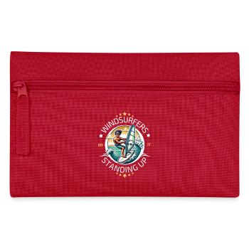 Windsurfers Do It Standing Up Water Sport Outdoor - Pencil Case - red - Front