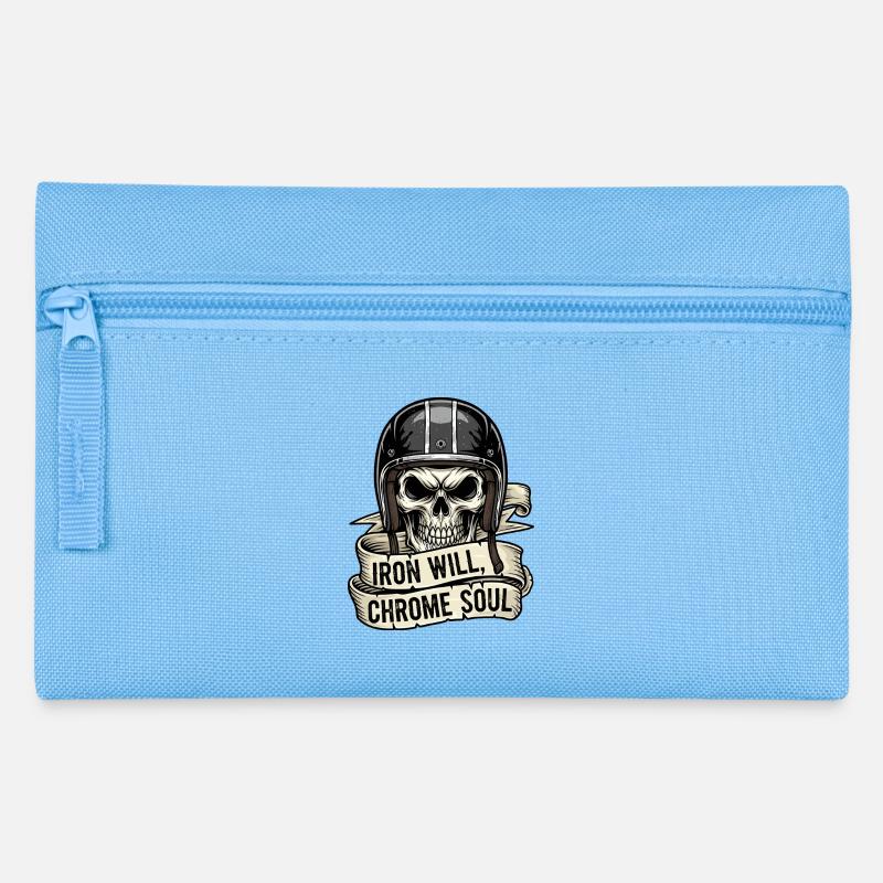 Volonté de fer, âme chromée - Trousse - bleu clair