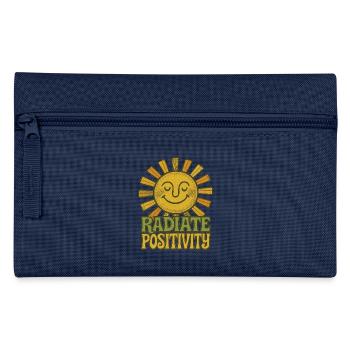 Radiate Positivity Sun Illustration - Pencil Case - light blue - Front