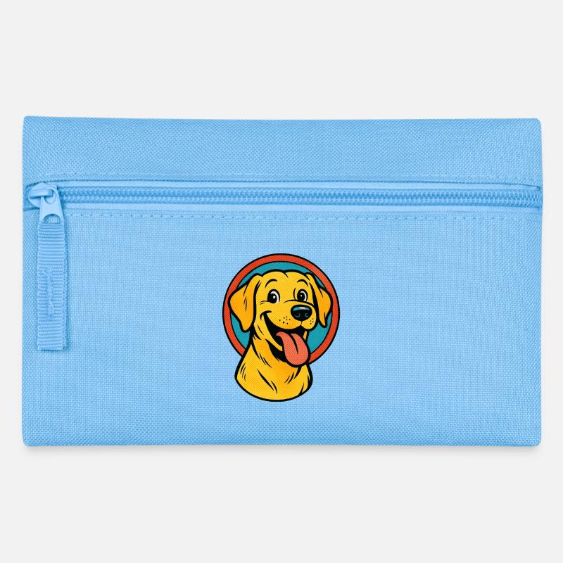 Labrador Retriever Pop Art - Trousse - bleu clair