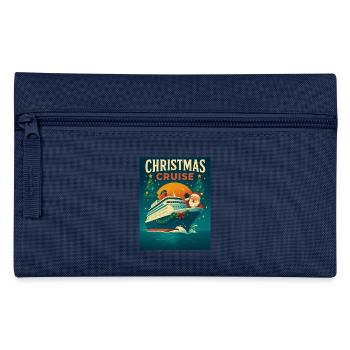 Weihnachtskreuzfahrt - Federtasche - Hellblau - Vorne