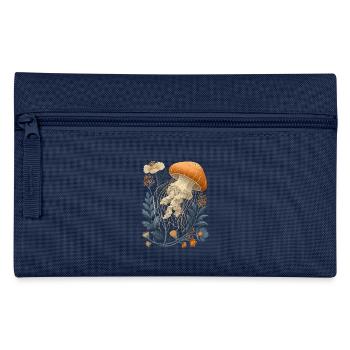Elegante Qualle mit Blumen im Art Nouveau Stil - Federtasche - Hellblau - Vorne