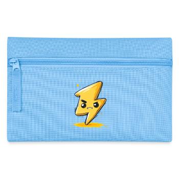 Kawaii Lightning Arrow Cartoon - Pencil Case - light blue - Front