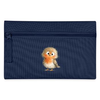 Cute Robin. - Pencil Case - light blue - Front
