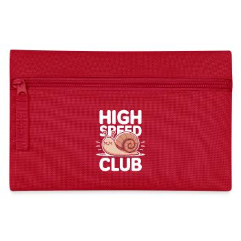 Escargot de club à grande vitesse - Trousse - rouge - Devant