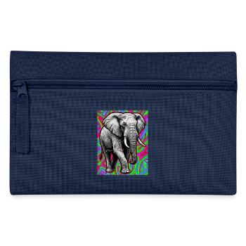 Elefant - Federtasche - Hellblau - Vorne