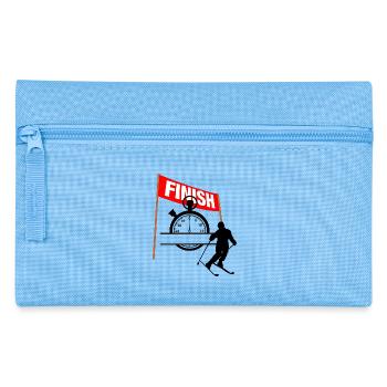 Ski Finish Time - Pencil Case - light blue - Front