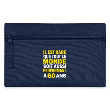 60 ans performant cadeau d'anniversaire 60 ans - Trousse - bleu clair - Devant