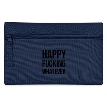 Happy Fucking Whatever - Pencil Case - light blue - Front