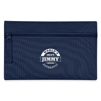 Jimmy world s best cadeau prénom jimmy - Trousse - bleu clair - Devant