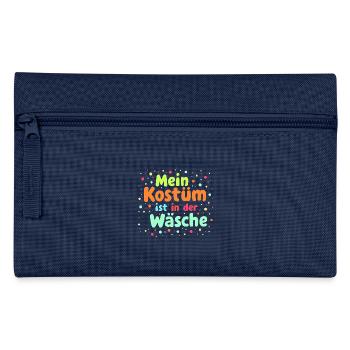 Mein Kostüm ist in der Wäsche - Lustiges Karneval - Federtasche - Hellblau - Vorne