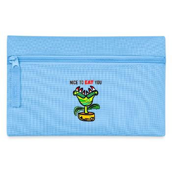 Nice to eat you - Plante carnivore - Trousse - bleu clair - Devant