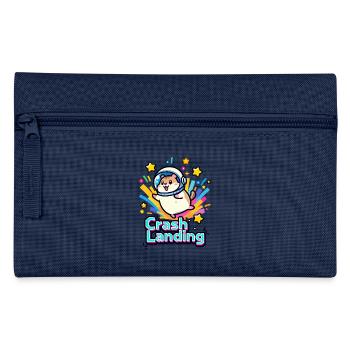 🐹 Hamster Astronaut Forced Landing 2 - Pencil Case - light blue - Front