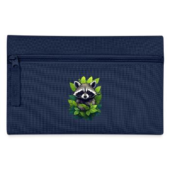 Raccoon in the forest - Pencil Case - light blue - Front