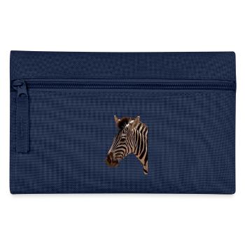 Tête de zèbre - Trousse - bleu clair - Devant