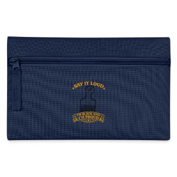 Say It Loud Black and Proud - Pencil Case - light blue - Front