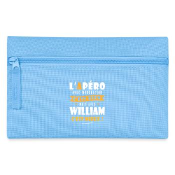 William Cadeau Humour personnalisé William - Trousse - bleu clair - Devant