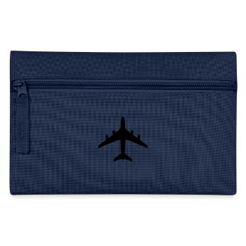 Silhouette avion - Trousse - bleu clair - Devant