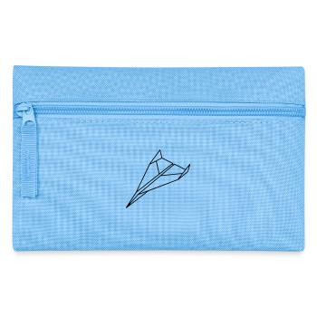 avion_ en_ papier_a1 - Trousse - bleu clair - Devant