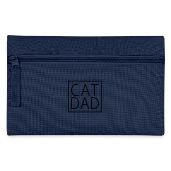 Cat Dad - Cool Dad Lover Papa Propriétaire de chat Cadeau - Trousse - bleu clair - Devant