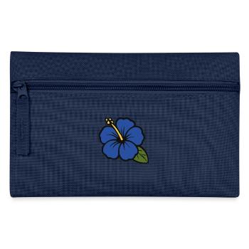 Fleur d’hibiscus - Trousse - bleu clair - Devant