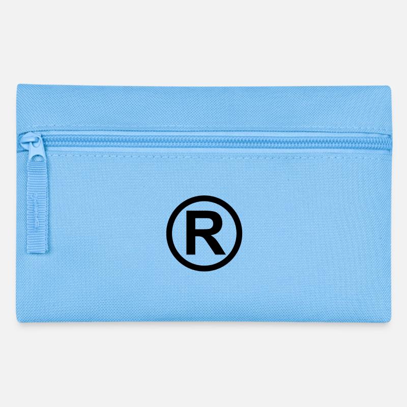 Registered Trademark Symbol - Federtasche - Hellblau