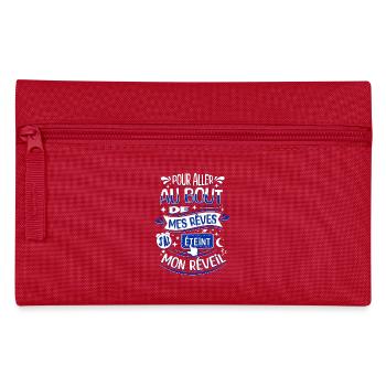 POUR ALLER AU BOUT DE MES RÊVES - Trousse - rouge - Devant